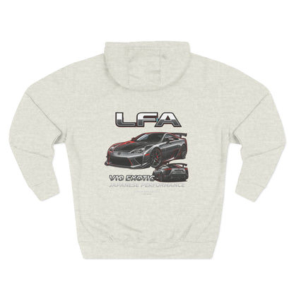 Lexus LFA V10 Exotic Performance Hoodie — Car Graphic Fleece | MPM Tuning Design