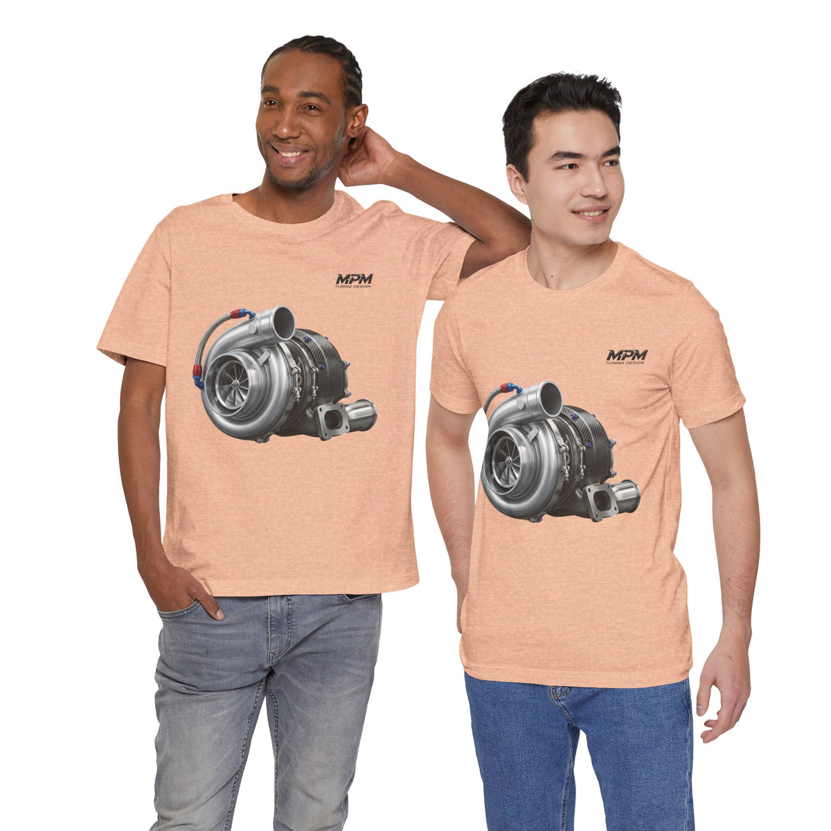 Turbocharger Graphic Tee — MPM Turbo Engine Shirt for Car Enthusiasts