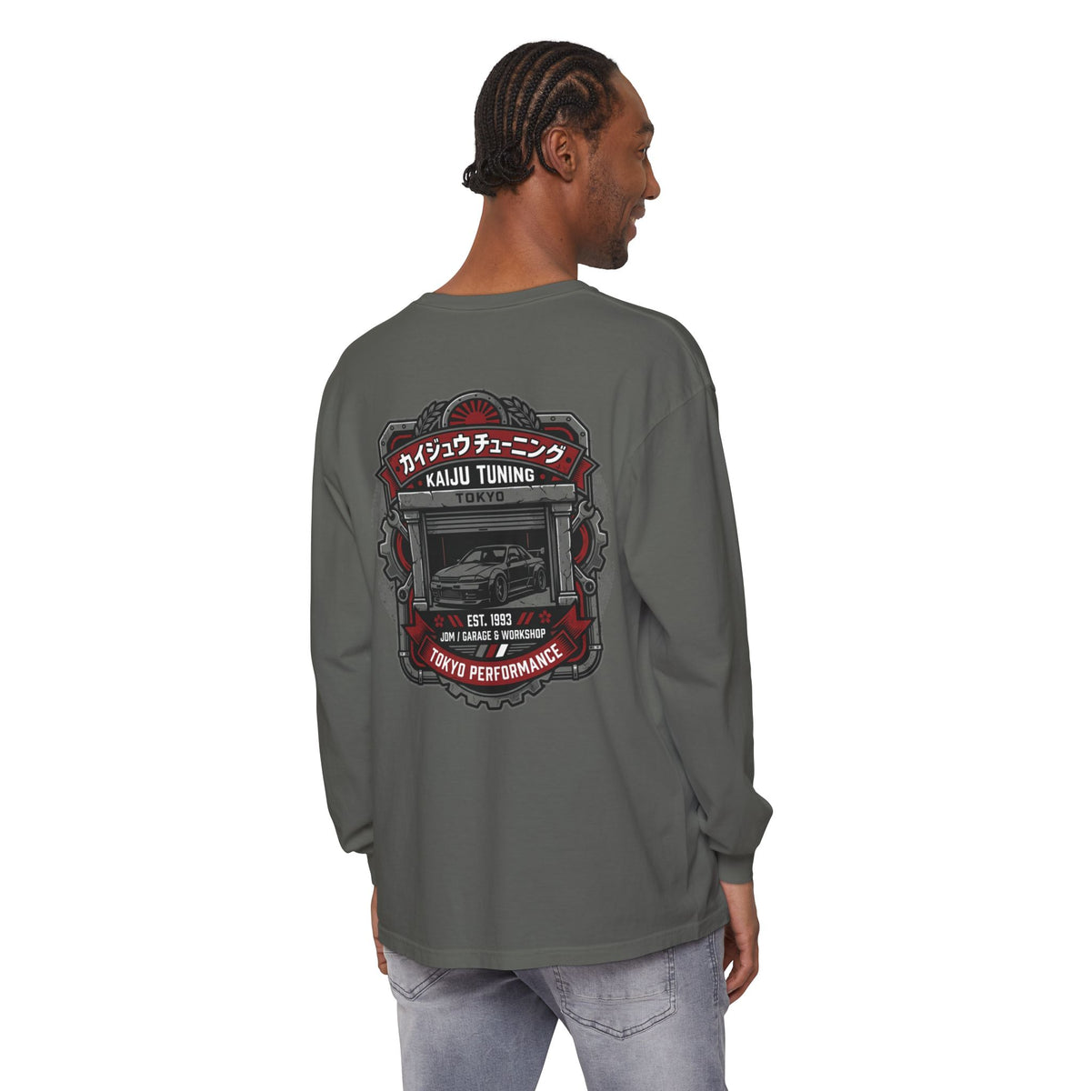 Kaiju Tuning Long Sleeve Tee — Tokyo Performance JDM Shirt | MPM Tuning Design