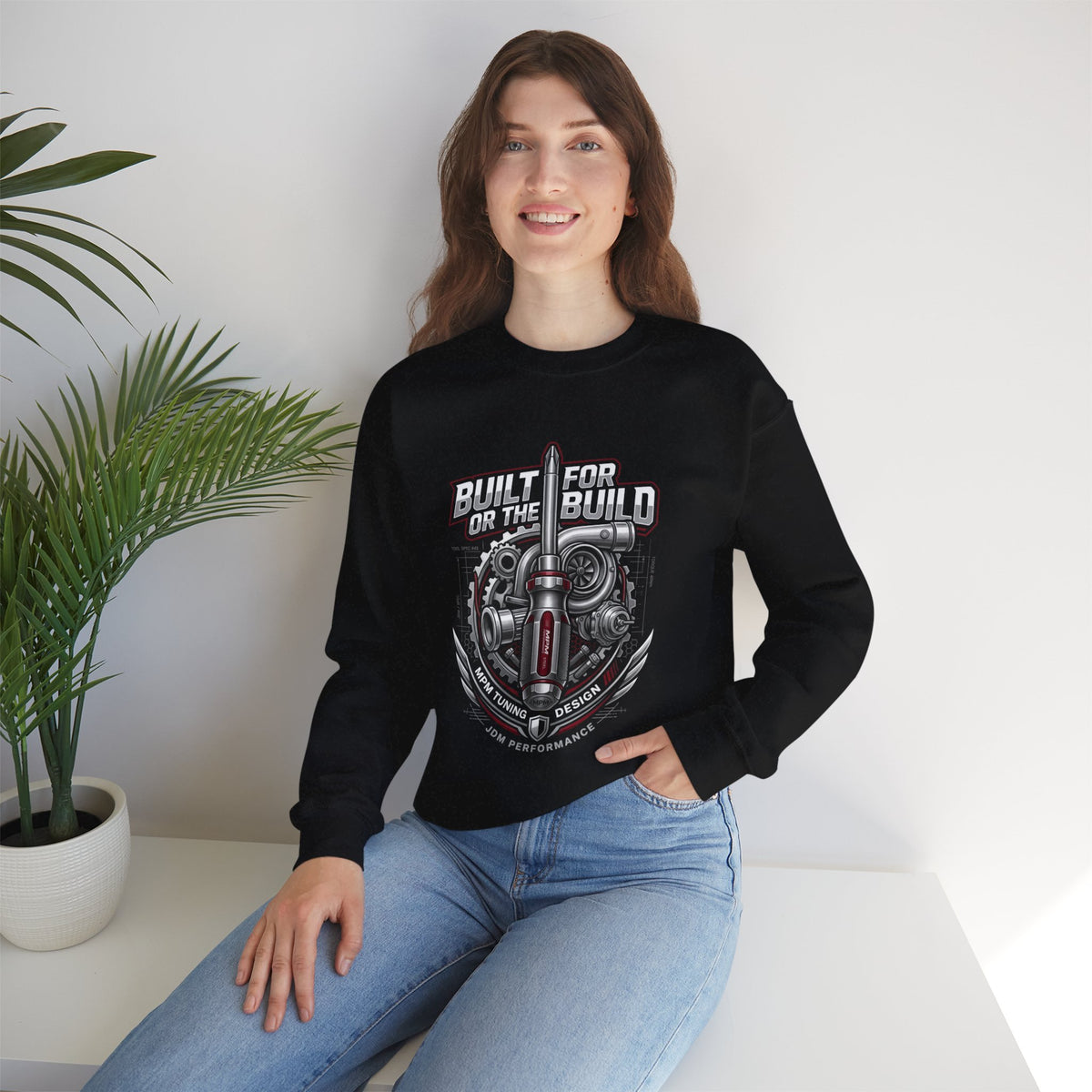 MPM Screwdriver &amp; Gears Mechanic Crewneck Sweatshirt – Garage Edition