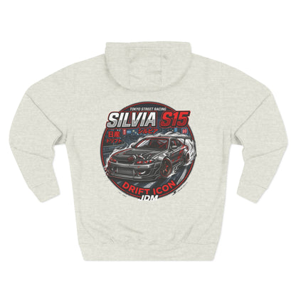 Nissan Silvia S15 Drift Icon Hoodie — JDM Racing Car Graphic Fleece | MPM Tuning Design
