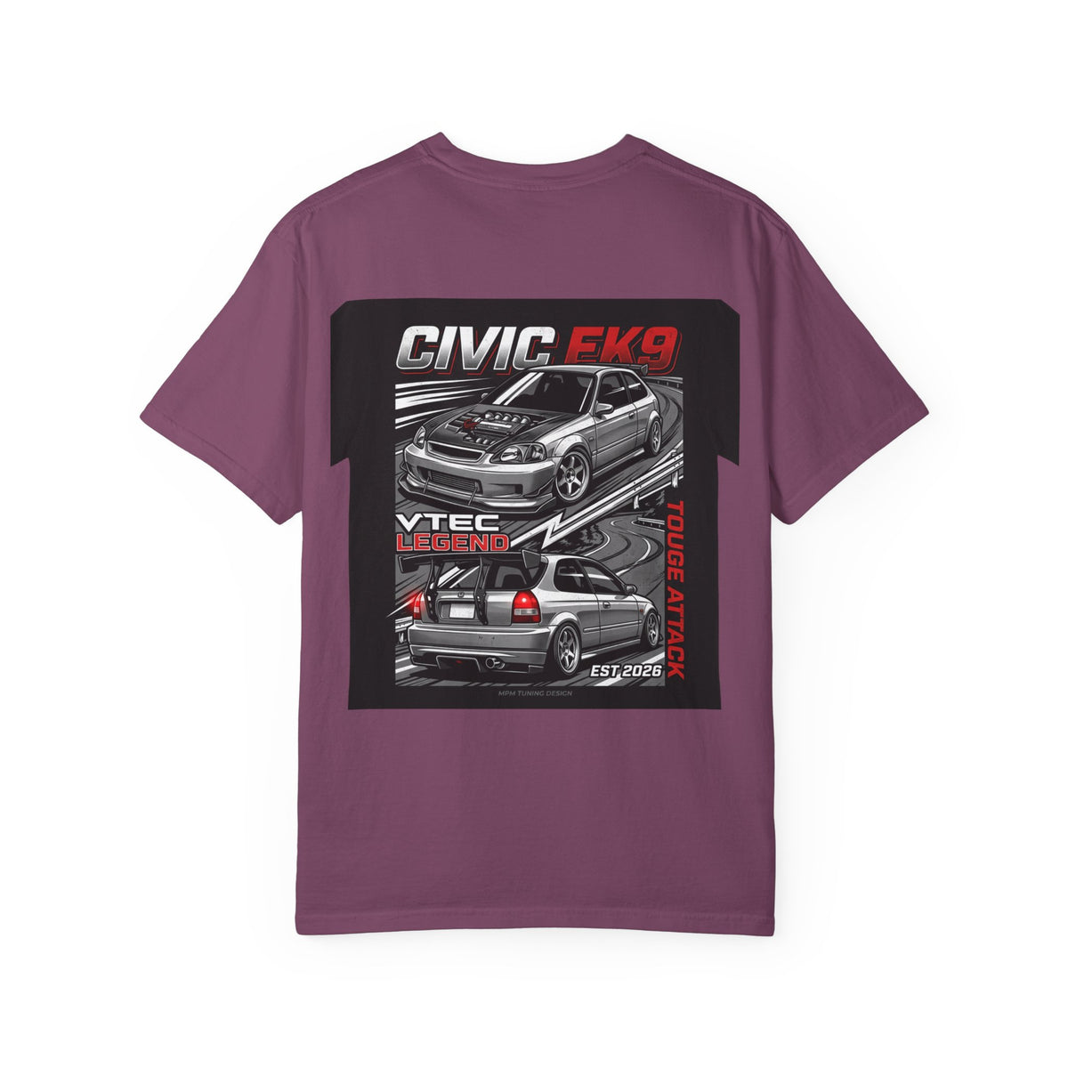 Honda Civic EK9 VTEC Legend T-Shirt — JDM Performance Racing Tee | MPM Tuning Design