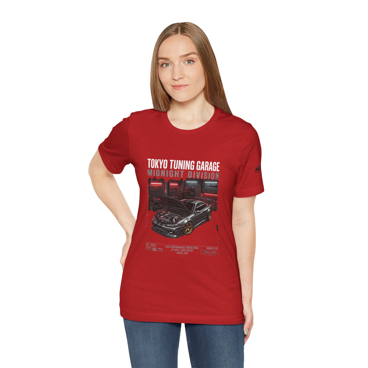 Midnight Division Tee — Retro Racing Graphic T-Shirt