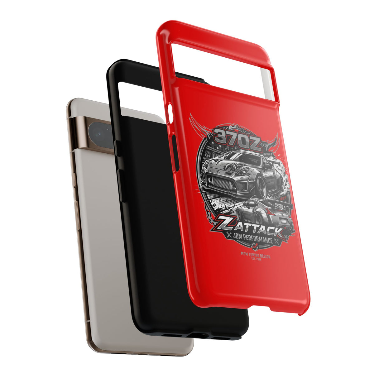 Nissan 370Z Z Attack Racing Phone Case — JDM Performance Sports Car Design | MPM Tuning Design