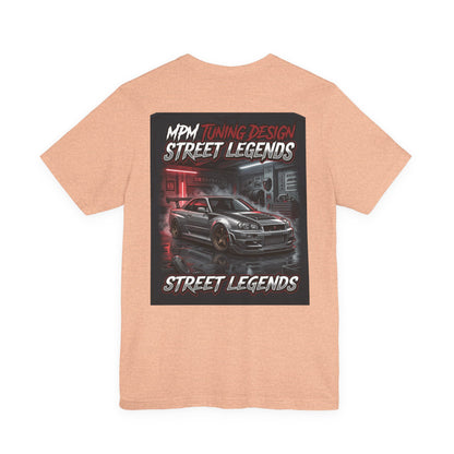 Street Legends Car T-Shirt — JDM Neon Racing Graphic Tee | MPM Tuning Design