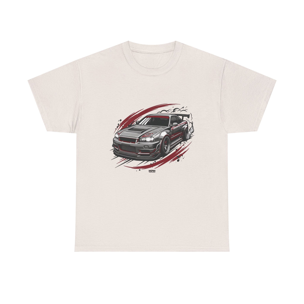 Car Graphic T-Shirt — Sporty Muscle Car JDM Illustration Tee | MPM Tuning Design