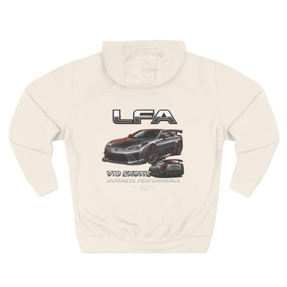 Lexus LFA V10 Exotic Performance Hoodie — Car Graphic Fleece | MPM Tuning Design