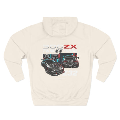 Datsun 300ZX Racing Hoodie — Retro JDM Car Graphic Fleece | MPM Tuning Design
