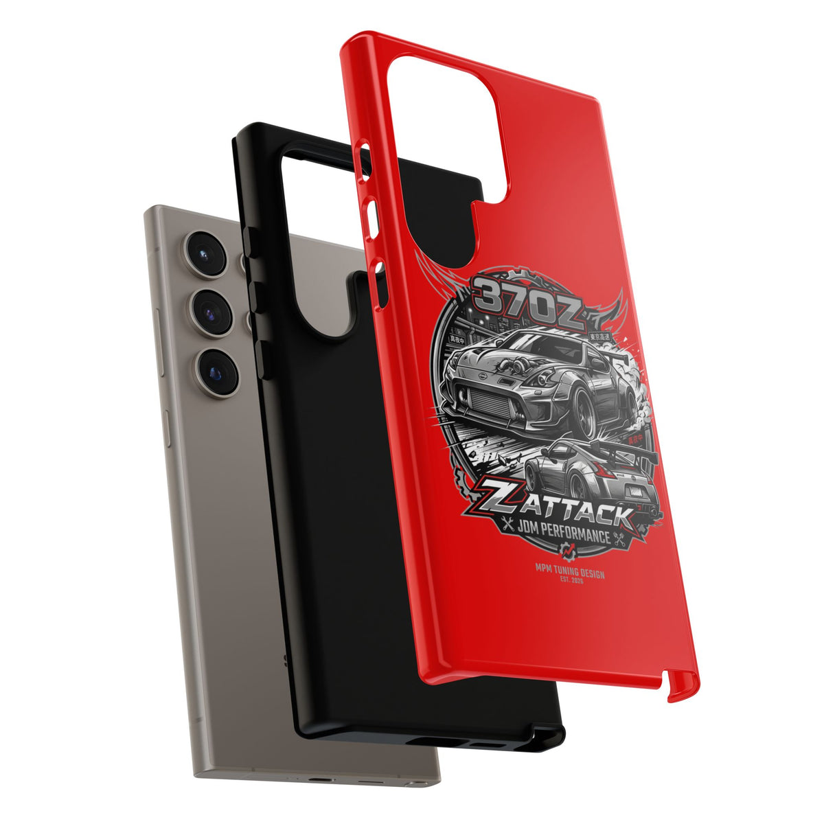 Nissan 370Z Z Attack Racing Phone Case — JDM Performance Sports Car Design | MPM Tuning Design