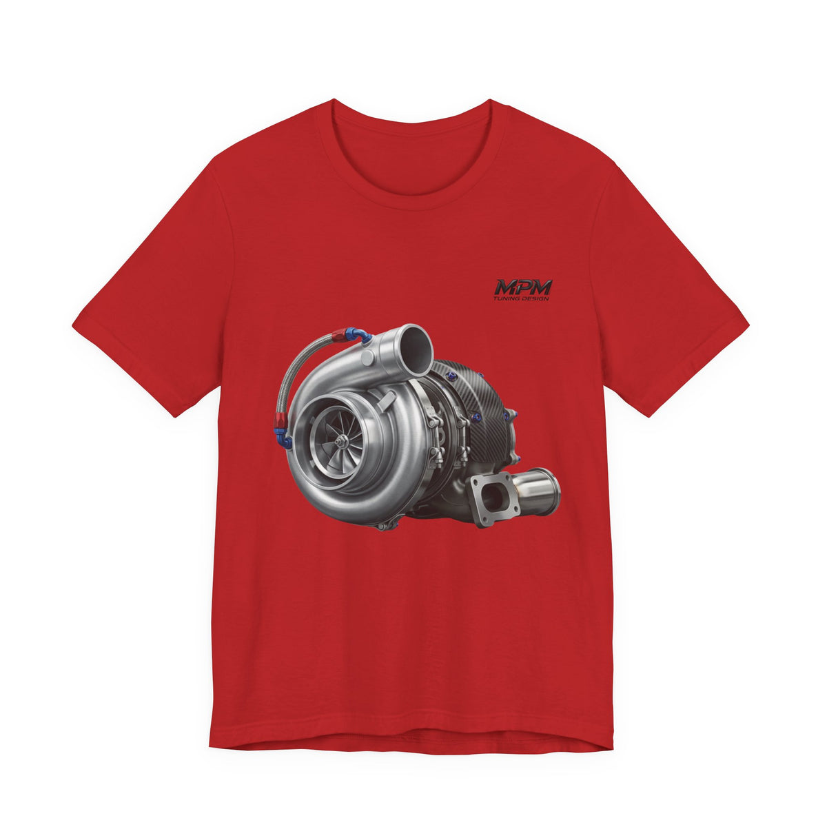 Turbocharger Graphic Tee — MPM Turbo Engine Shirt for Car Enthusiasts