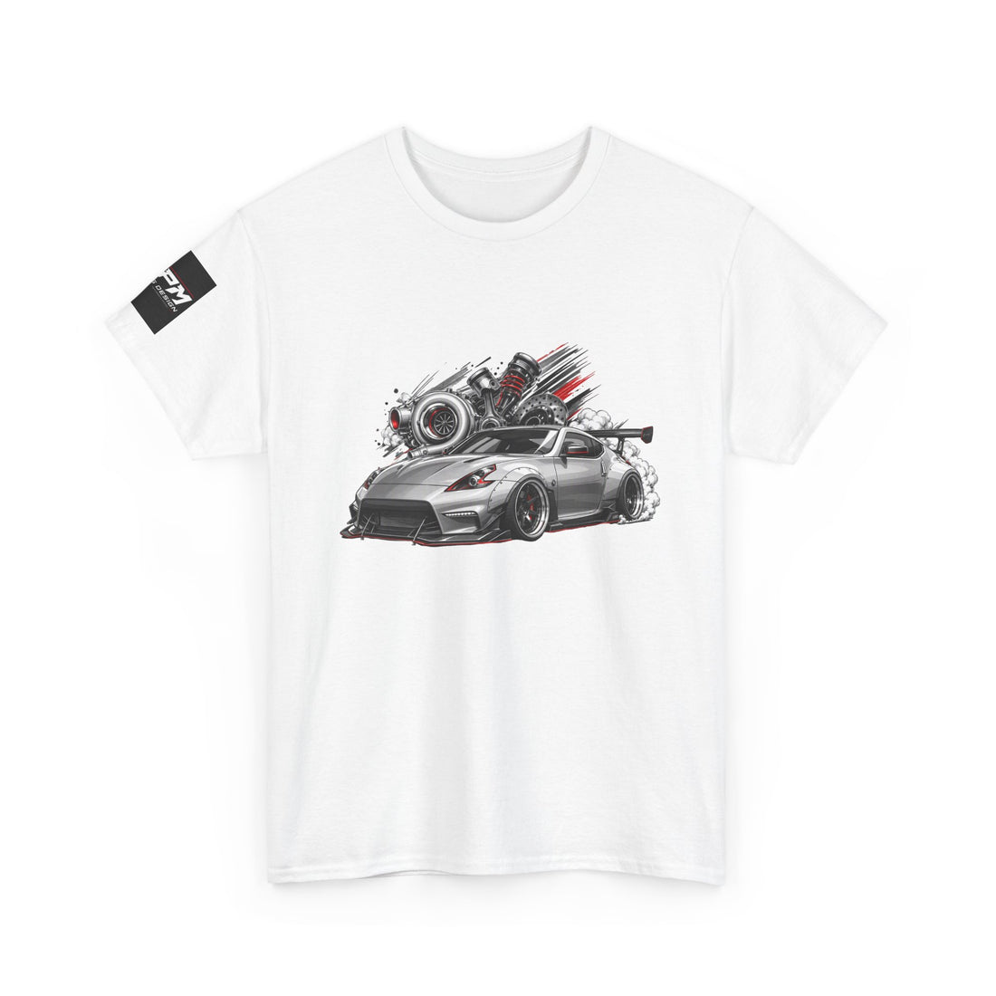 Sports Coupe Racing Car Graphic Tee — Speed Engine Design | MPM Tuning Design