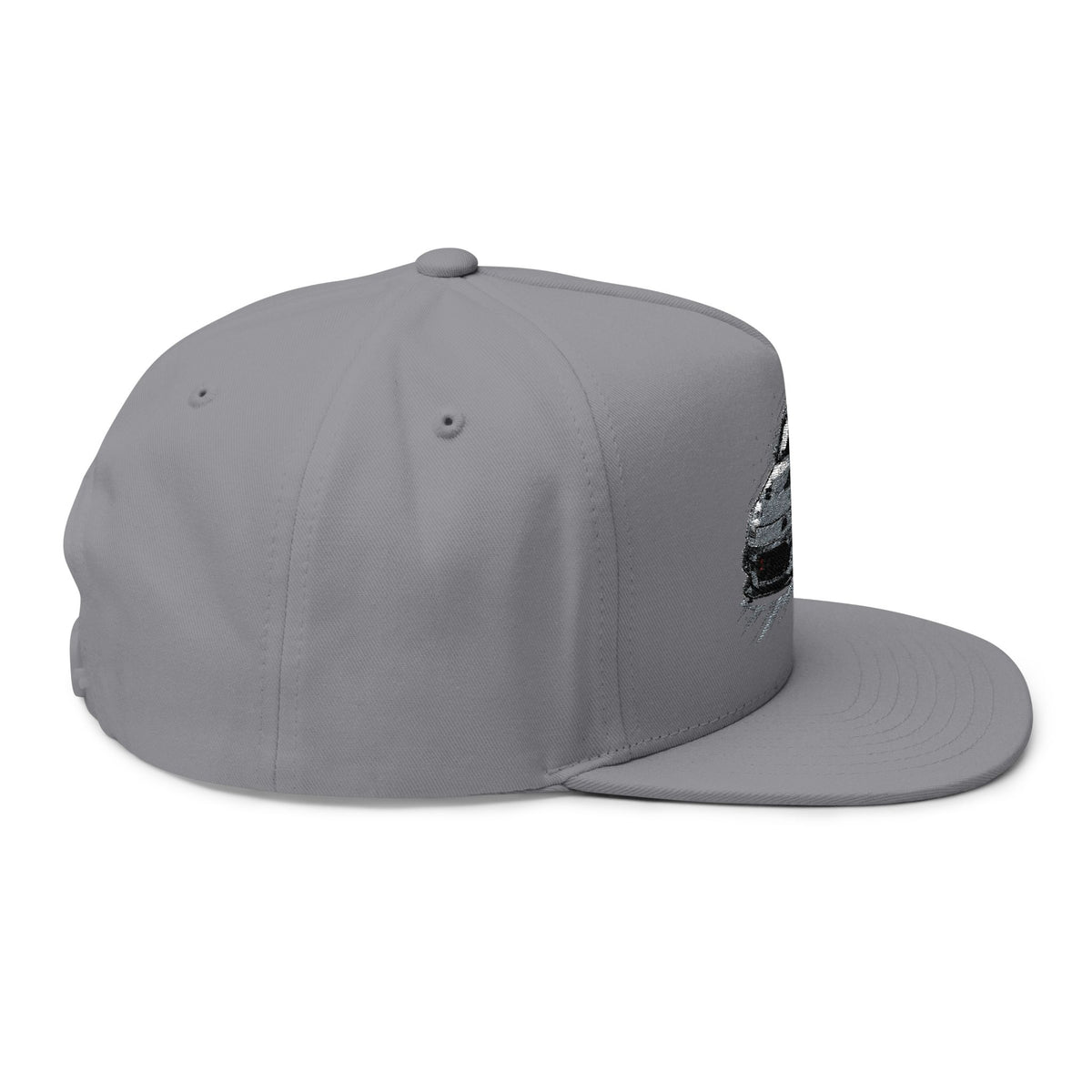 Racing Car Embroidered Flat Bill Cap — JDM Drift Snapback | MPM Tuning Design