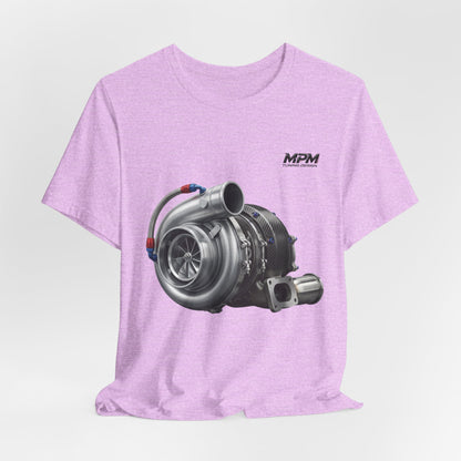 Turbocharger Graphic Tee — MPM Turbo Engine Shirt for Car Enthusiasts