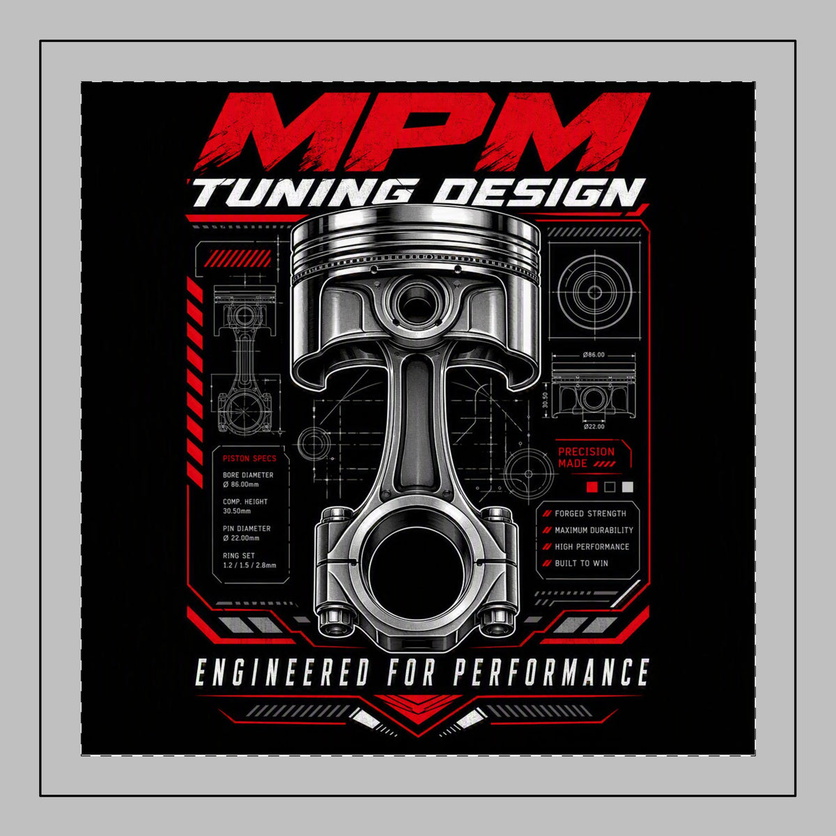Keep It Manual Pillowcase — Stick Shift Gearbox Art Pillow Cover | MPM Tuning Design
