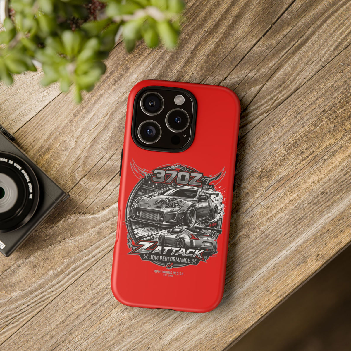 Nissan 370Z Z Attack Racing Phone Case — JDM Performance Sports Car Design | MPM Tuning Design