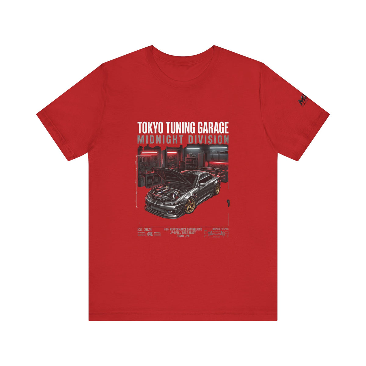 Midnight Division Tee — Retro Racing Graphic T-Shirt