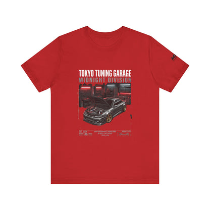 Midnight Division Tee — Retro Racing Graphic T-Shirt
