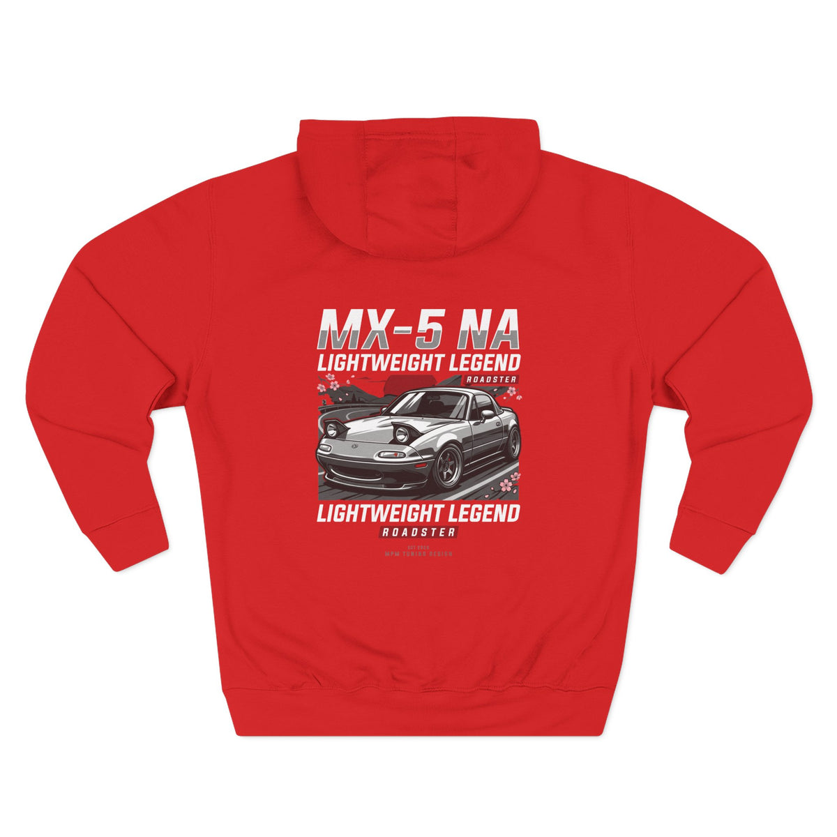 Mazda Miata Racing Hoodie — Retro Sports Car Graphic Fleece | MPM Tuning Design
