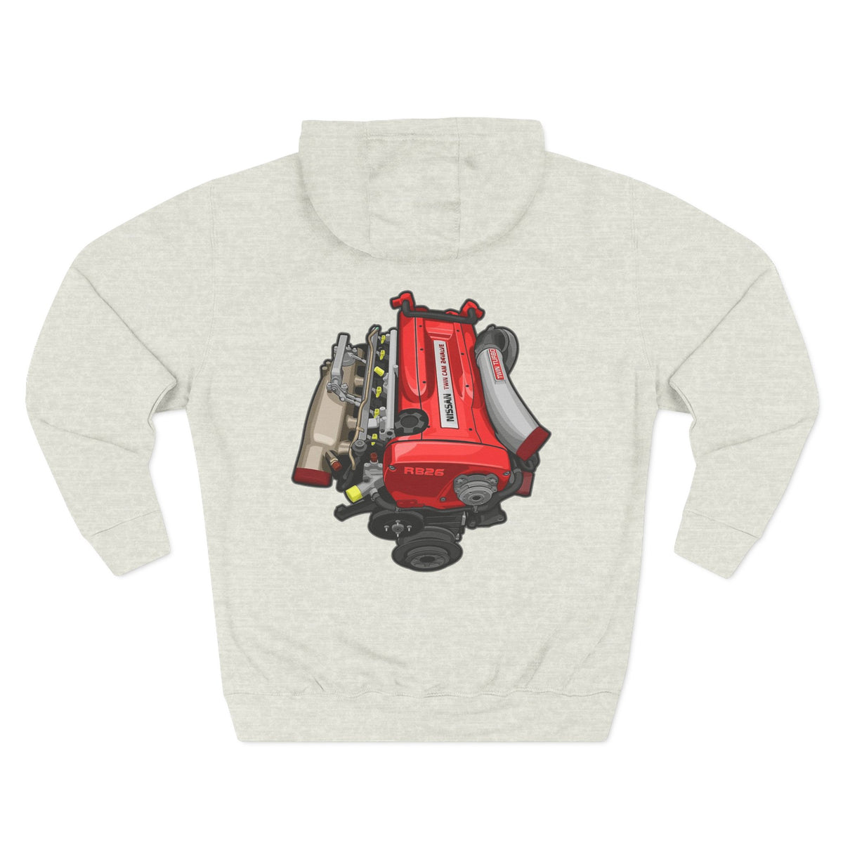 Engine Bay Graphic Hoodie — Car Engine Illustration Fleece | MPM Tuning Design