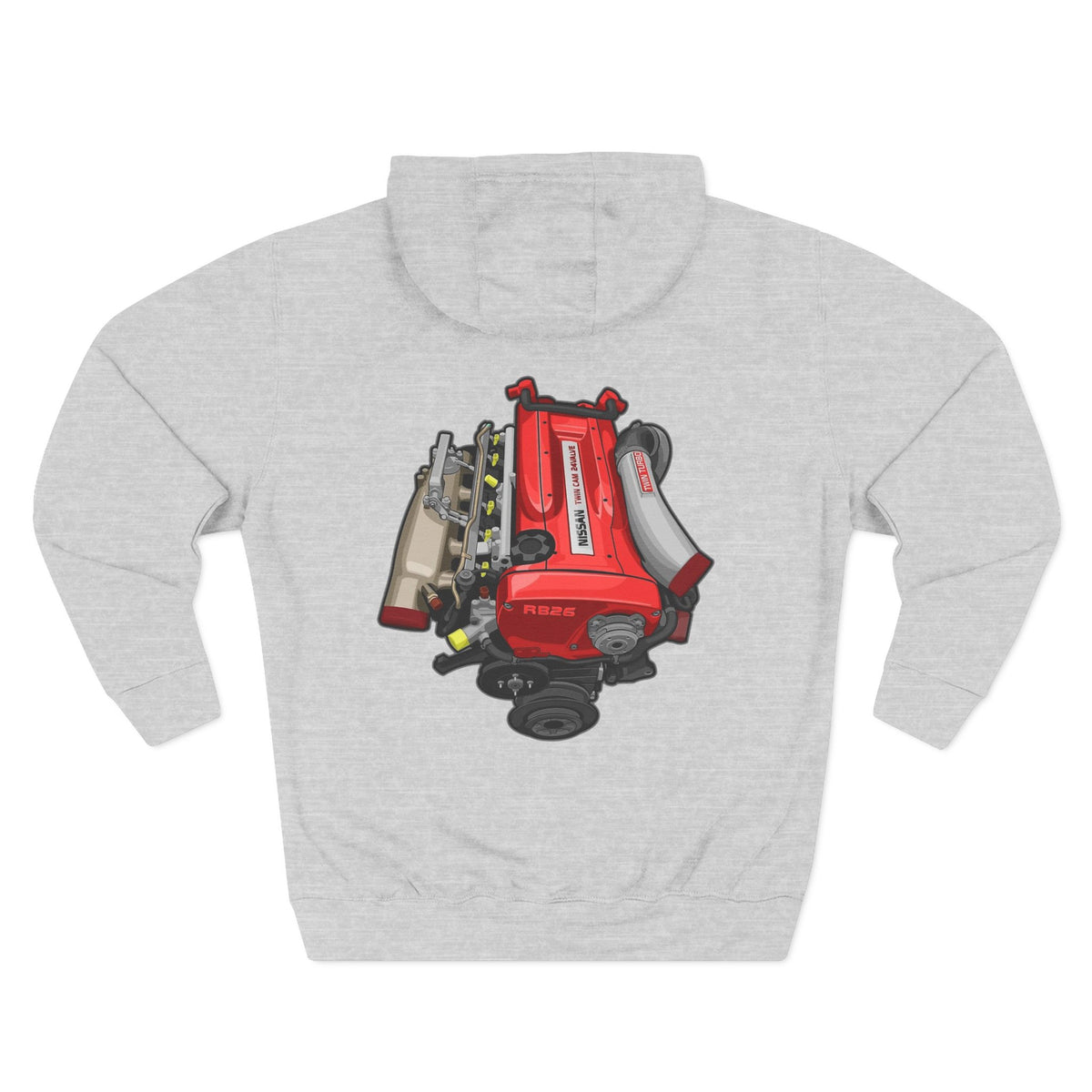 Engine Bay Graphic Hoodie — Car Engine Illustration Fleece | MPM Tuning Design