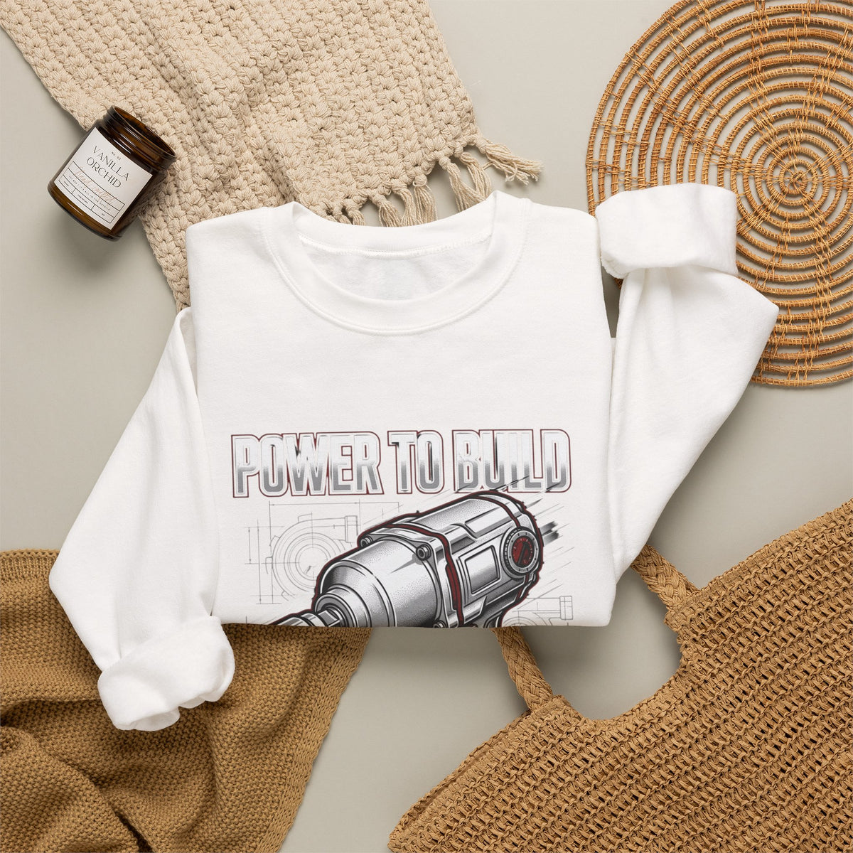 MPM Power Drill Crewneck Sweatshirt