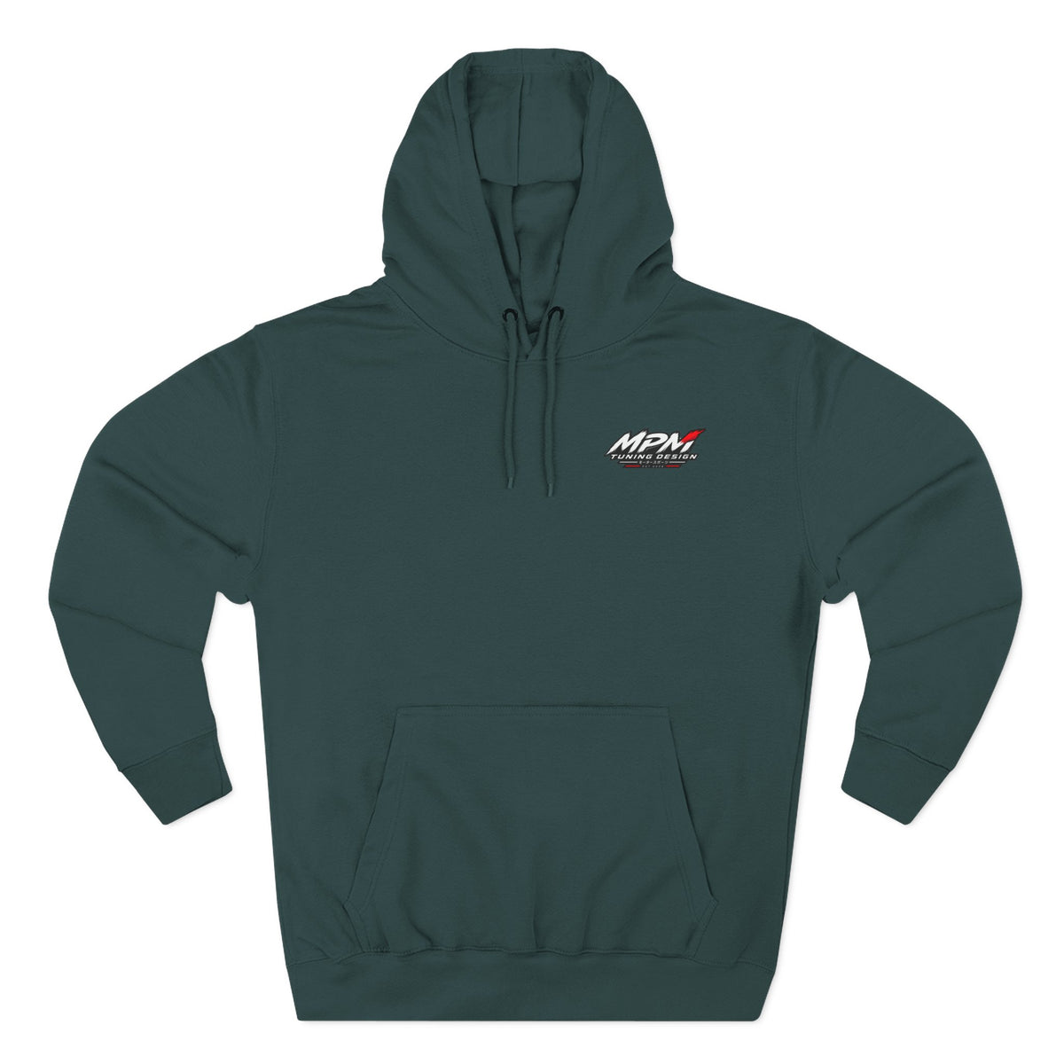 Auto Coil &amp; Strut Hoodie — Racing Suspension Graphic Fleece | MPM Tuning Design