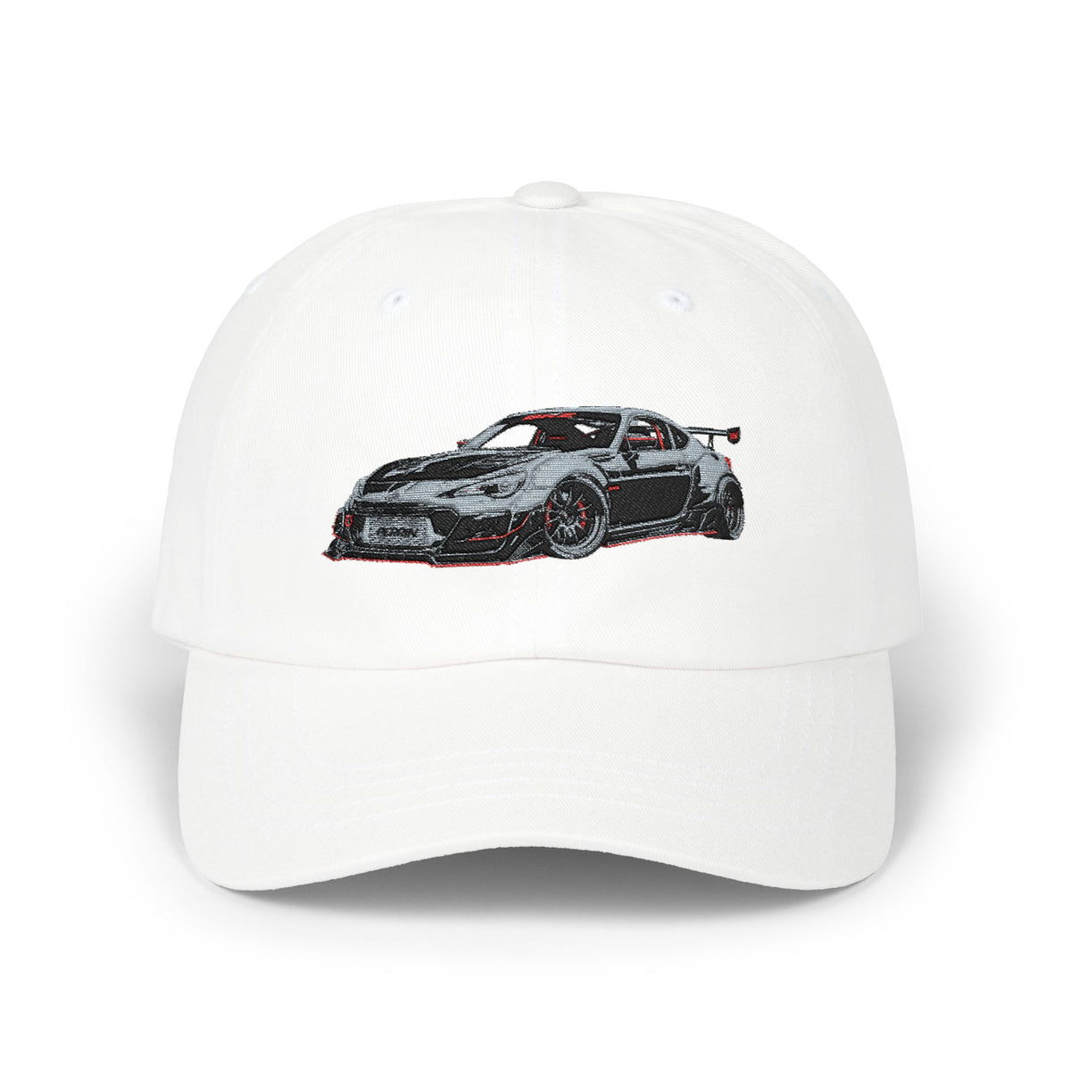 Racing Car Embroidered Dad Cap — Sporty Drift Car Baseball Hat | MPM Tuning Design