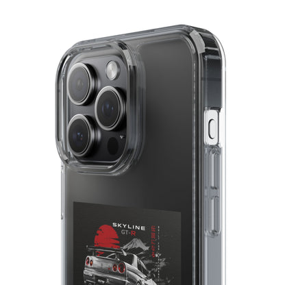 Clear Phone Case — Nissan Skyline GT-R Racing Car Graphic | MPM Tuning Design