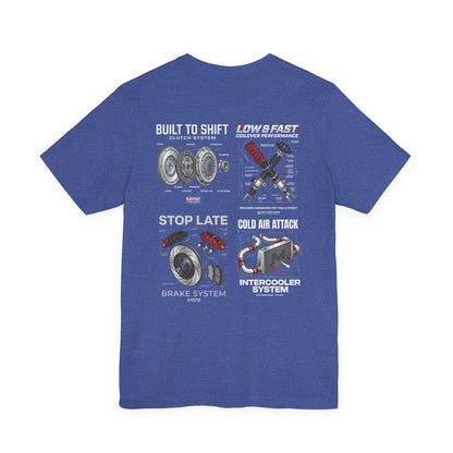 MPM Mechanic Parts Graphic T-Shirt