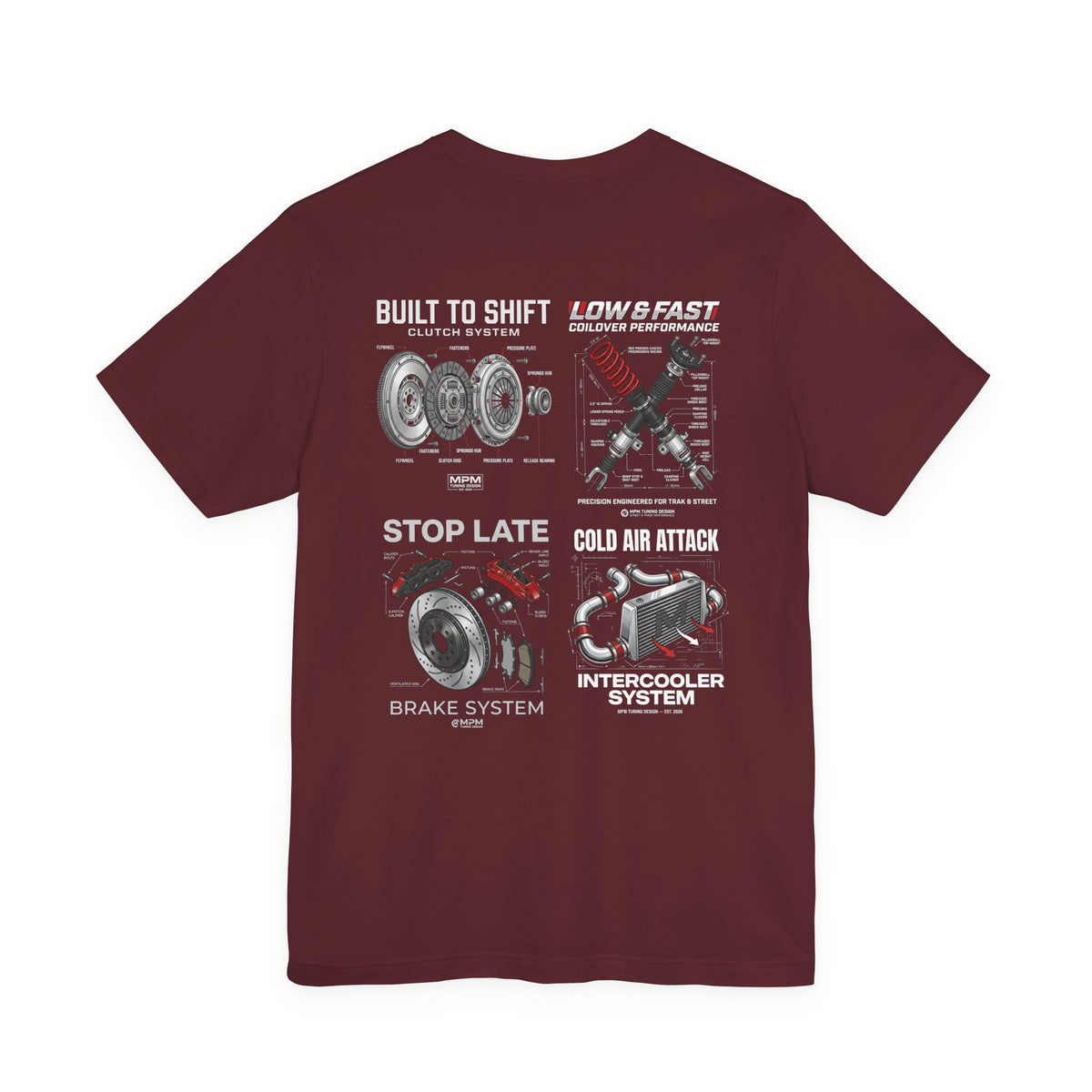 MPM Mechanic Parts Graphic T-Shirt