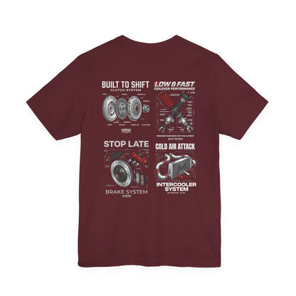 MPM Mechanic Parts Graphic T-Shirt