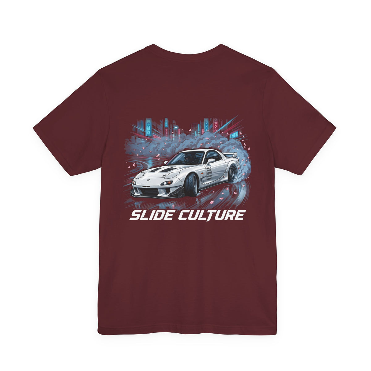 Silver Sports Car Skyline Graphic T-Shirt – MPM Tuning Design