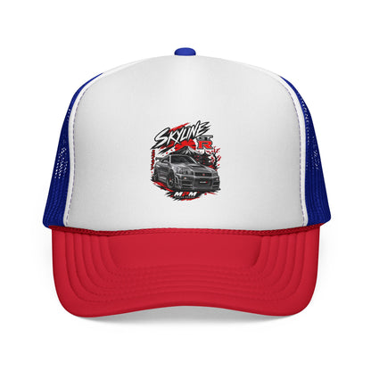 Nissan Skyline GTR Trucker Cap — JDM Car Snapback Hat | MPM Tuning Design