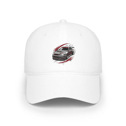Racing Car Sketch Low Profile Baseball Cap — Car Enthusiast Hat | MPM Tuning Design