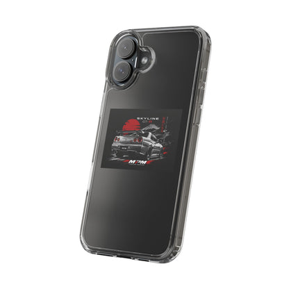 Clear Phone Case — Nissan Skyline GT-R Racing Car Graphic | MPM Tuning Design