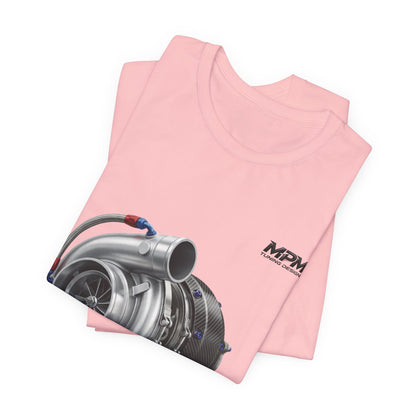 Turbocharger Graphic Tee — MPM Turbo Engine Shirt for Car Enthusiasts