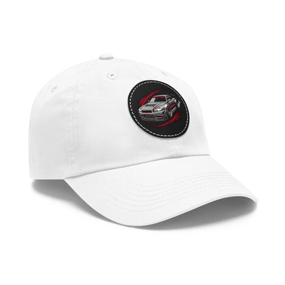 Racing Car Leather Patch Dad Hat — Vintage Sport Sedan Cap | MPM Tuning Design
