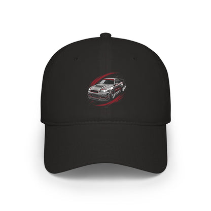 Racing Car Sketch Low Profile Baseball Cap — Car Enthusiast Hat | MPM Tuning Design