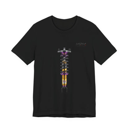 Coilover Shock Graphic Tee — Suspension Tuning T-Shirt | MPM Tuning Design