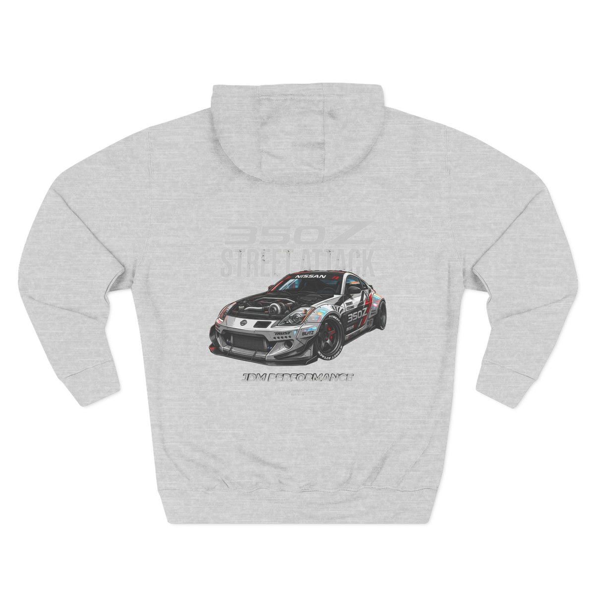Nissan 350Z Street Attack Hoodie — JDM Racing Car Graphic Fleece | MPM Tuning Design