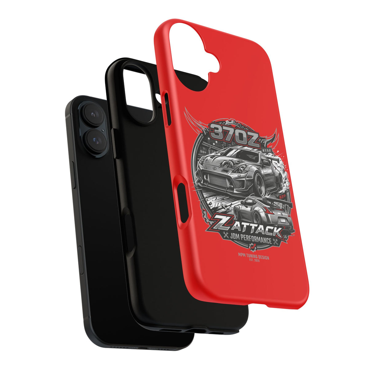 Nissan 370Z Z Attack Racing Phone Case — JDM Performance Sports Car Design | MPM Tuning Design