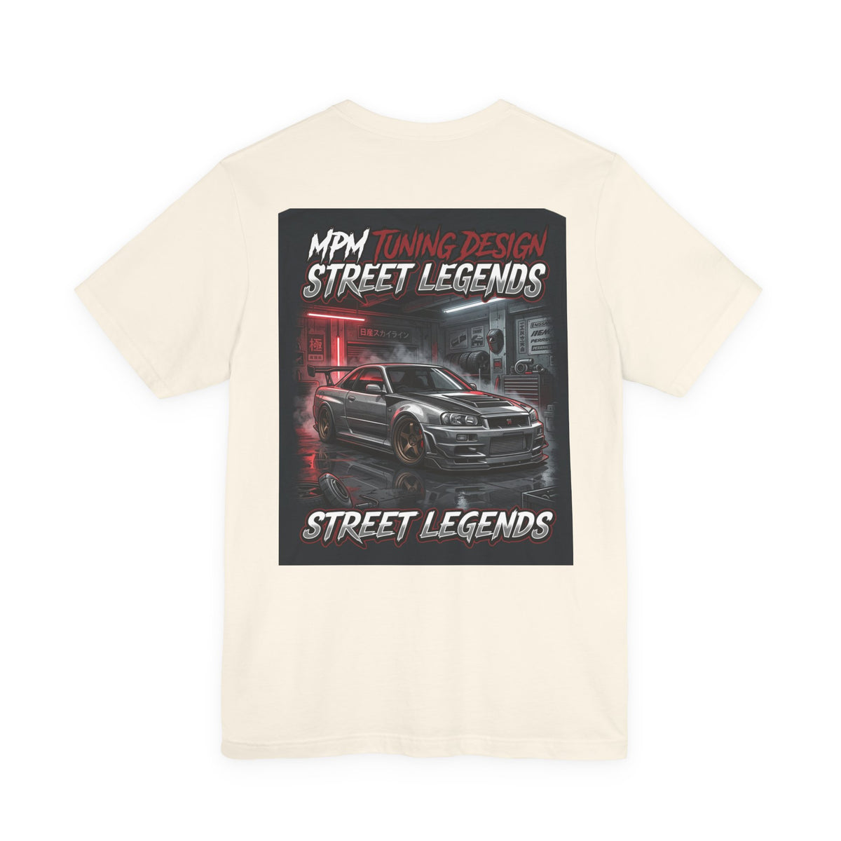 Street Legends Car T-Shirt — JDM Neon Racing Graphic Tee | MPM Tuning Design