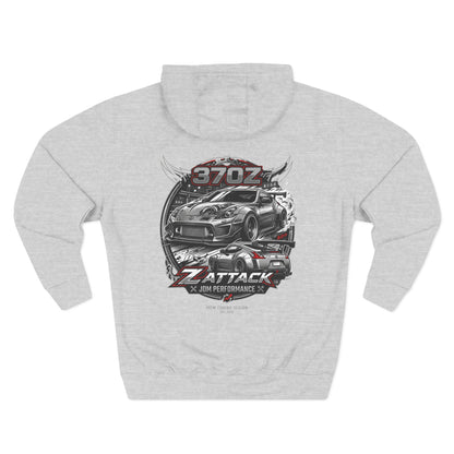 Nissan 370Z Z Attack Racing Hoodie — JDM Graphic Fleece Pullover | MPM Tuning Design