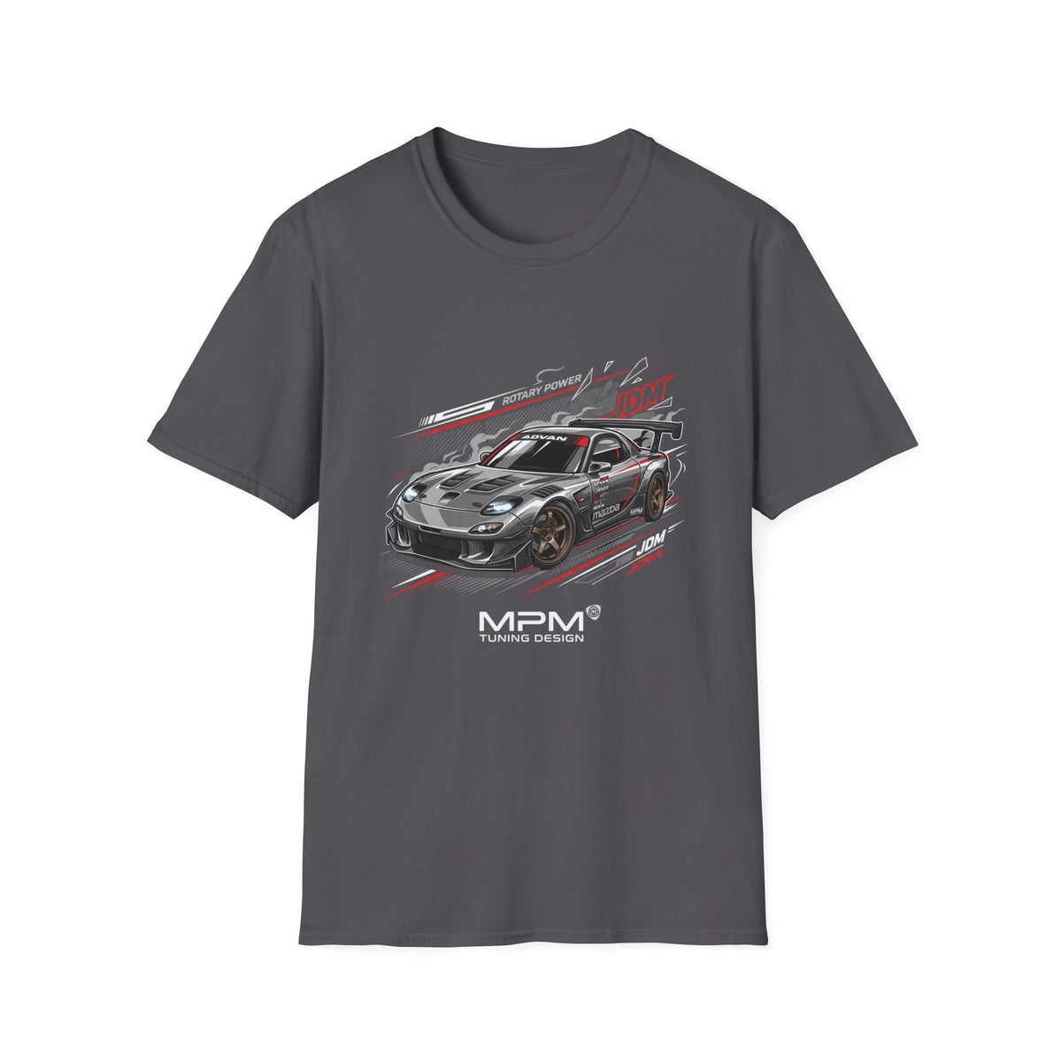 JDM Racing Car T-Shirt — Turbo Sports Coupe Graphic Tee | MPM Tuning Design