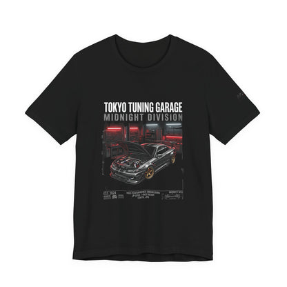 Midnight Division Tee — Retro Racing Graphic T-Shirt