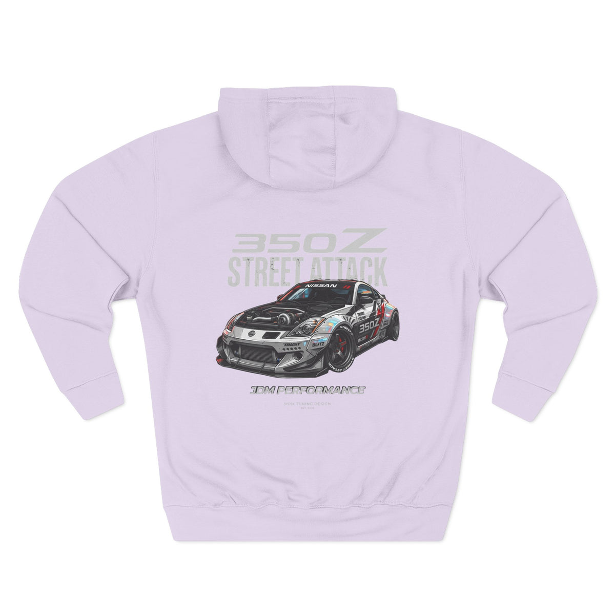 Nissan 350Z Street Attack Hoodie — JDM Racing Car Graphic Fleece | MPM Tuning Design