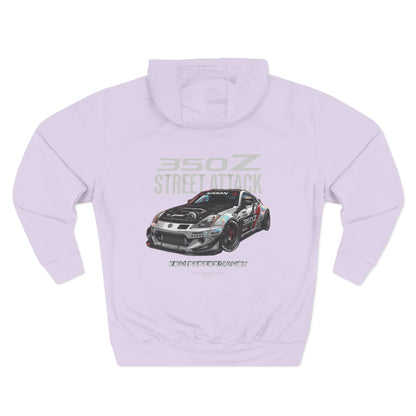 Nissan 350Z Street Attack Hoodie — JDM Racing Car Graphic Fleece | MPM Tuning Design