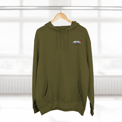 Boost Pressure Turbo Diagram Hoodie — JDM Fleece Pullover | MPM Tuning Design