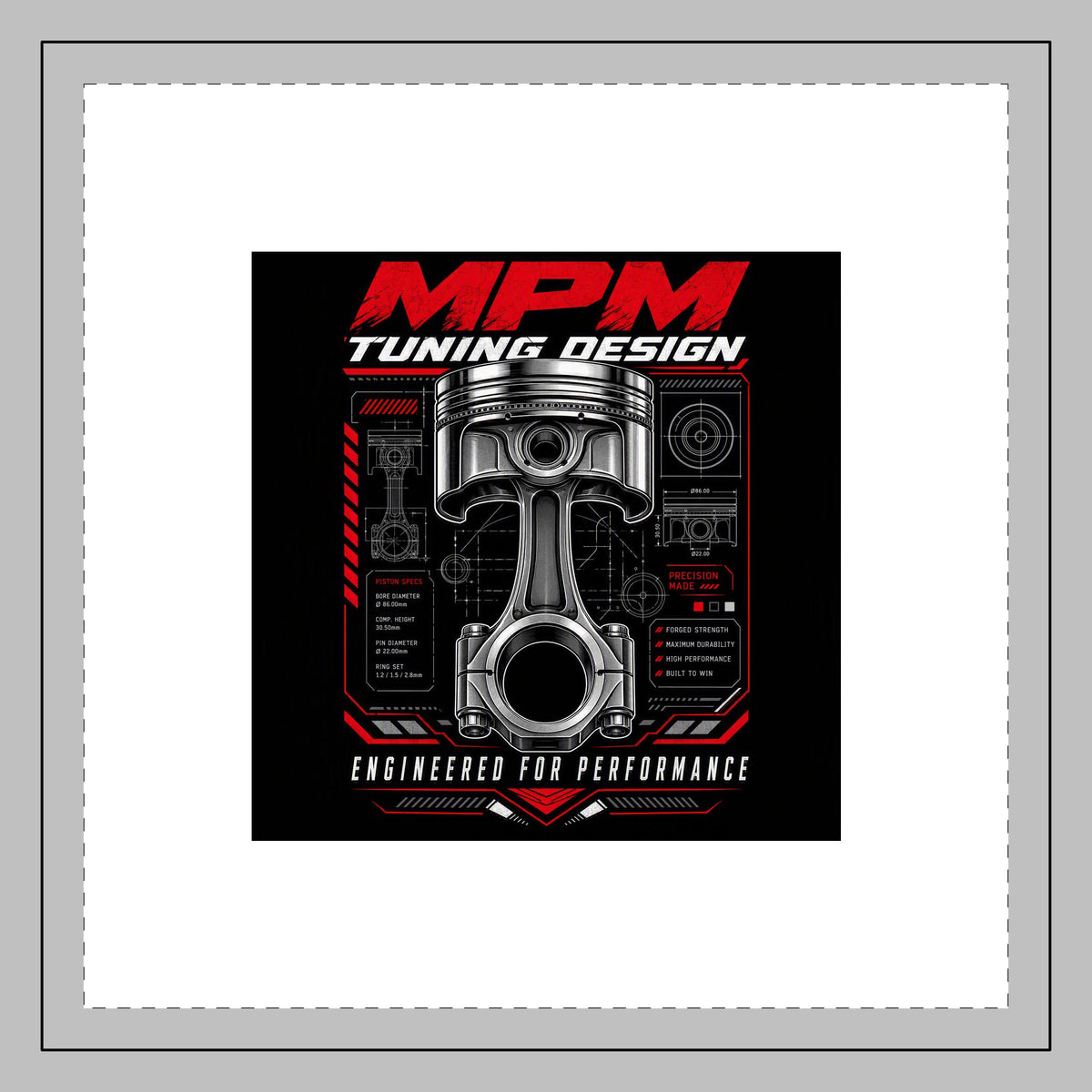 Keep It Manual Pillowcase — Stick Shift Gearbox Art Pillow Cover | MPM Tuning Design