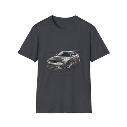 Car Drift T-Shirt — Black Sports Coupe Illustration Tee | MPM Tuning Design